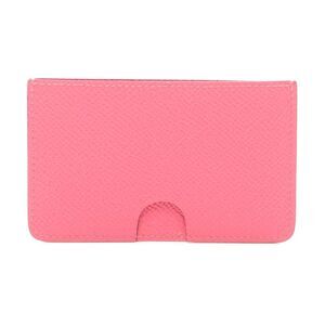 Hermes Rose Azalee Card Case